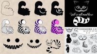 13+ Floral Cat Svg Cheshire Cat Grin Svg