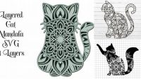 18+ Scared Cat Svg Mandala Cat Svg Free