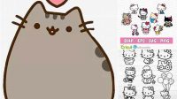 25+ Pusheen Cat Svg Free Hello Kitty Svg File Free