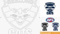 26+ Cat Silhouette Svg Free Geelong Cats Svg