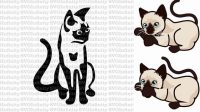 27+ Siamese Cat Svg Birthday Cat Svg