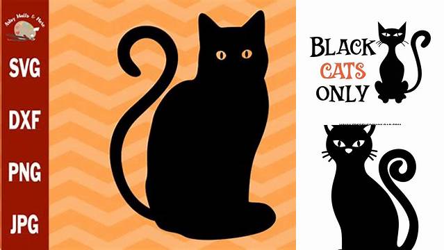 30+ Black Cat Halloween Svg Free Cat Svg For Cricut