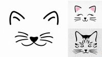 30+ Cat Face Svg File Free Cat Nose Svg