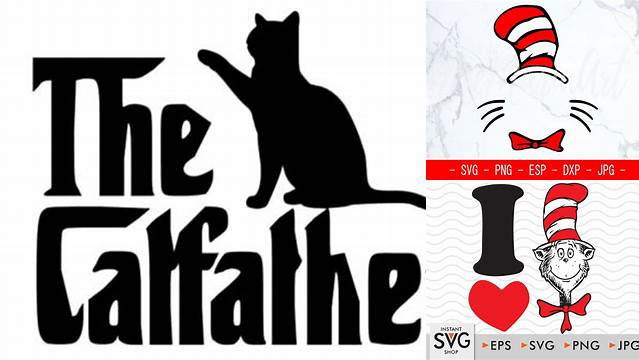 34+ The Catfather Svg Free Svg Cat In The Hat