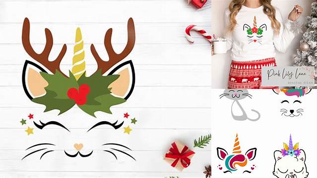 37+ Caticorn Svg Cat Christmas Svg