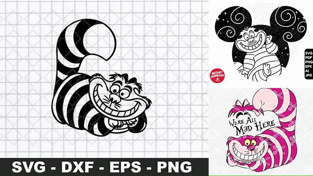 38+ Cheshire Cat Cricut Meow Svg