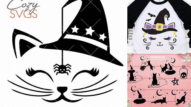 39+ Kitty Cat Svg Witch Cat Svg