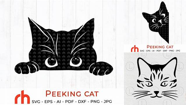 4+ Black Cat Face Svg Cat Face Cricut