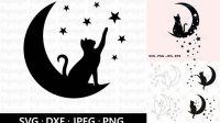 4+ Moon Cat Svg Free Cat Svg Images