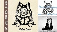 43+ Maine Coon Cat Svg Cat With Knife Svg