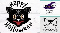 45+ Svg Cat Face Halloween Cat Face Svg