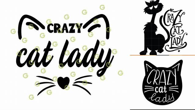 48+ Free Cat Paw Svg Crazy Cat Lady Svg Free