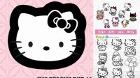 52+ Hello Kitty Svg Cricut Free Svg Hello Kitty