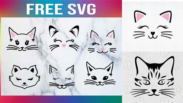 53+ Free Svg Cat Face Cat Svgs