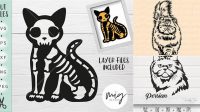 53+ Persian Cat Svg Skeleton Cat Svg