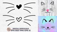 58+ Cat Heartbeat Svg Cat Whiskers Svg Free