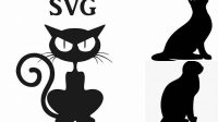 58+ Svg Cat Silhouette Free Cricut Cat Images