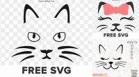 59+ Cat Silhouette Svg Cat Face Svg File Free