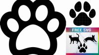 60+ Free Svg Cat Paw Print Angry Cat Svg