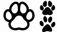 62+ Black Cat Silhouette Svg Cat Paw Print Svg Free