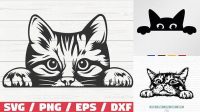 66+ Cat Outline Svg Peeking Cat Svg