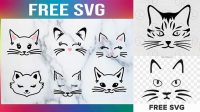 67+ Free Cat Face Svg Dog And Cat Svg Free