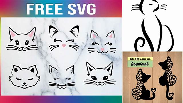 70+ Free Cat Svgs Simple Cat Svg