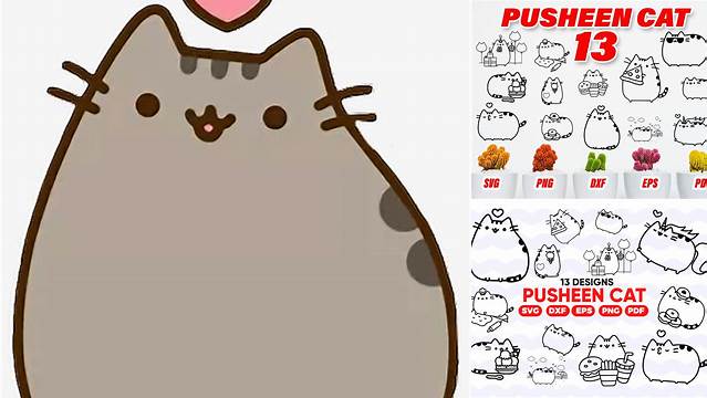 71+ Pusheen Svg File Free Svg Files Cats