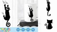 75+ Hanging Cat Svg Silhouette Cat Svg