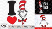 76+ Cat In The Hat Svg Cat Treats Svg