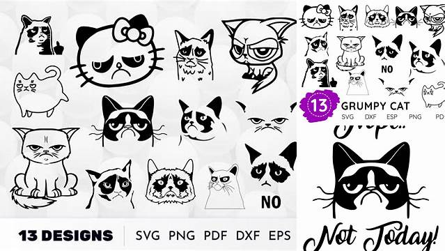 80+ Cool Cat Svg Grumpy Cat Svg Free