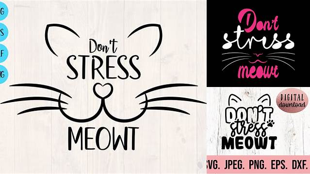 97+ Don T Stress Meowt Svg Hello Kitty Svg Cricut