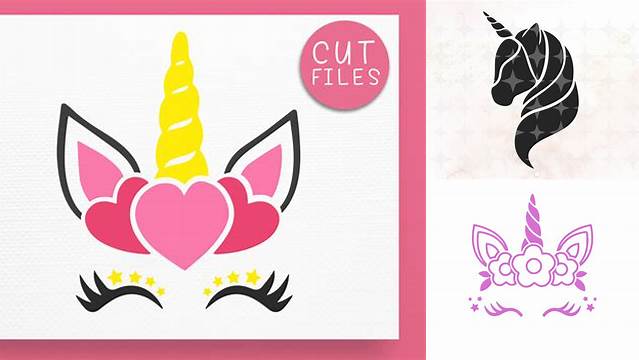 Unicorn Kitty SVG Cutting Files for Cricut and Silhouette - Etsy