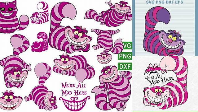 Cheshire Cat SVG | retromatti made and designed in canada