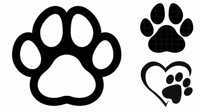 Cat Paw Svg Pawprint Svg Cutting File for Cricut and | Etsy