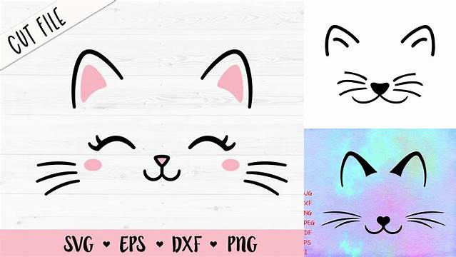 Kitty Cat Face Svg Free