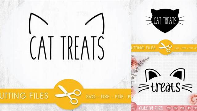 Cat Treats SVG, PNG, EPS, DXF, Cut File - Prettygrafik Store