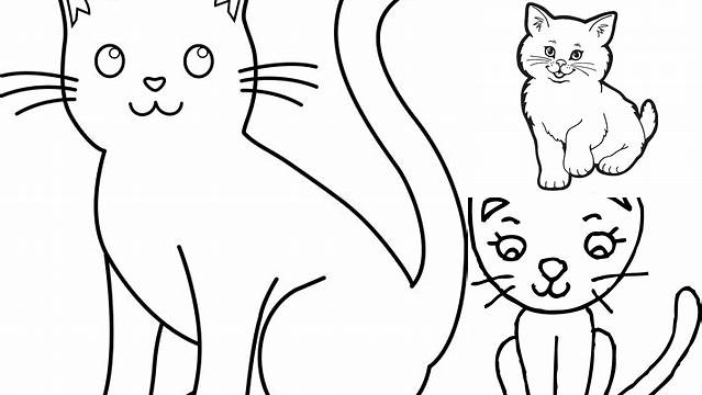 Outline Of Cat | Free download on ClipArtMag