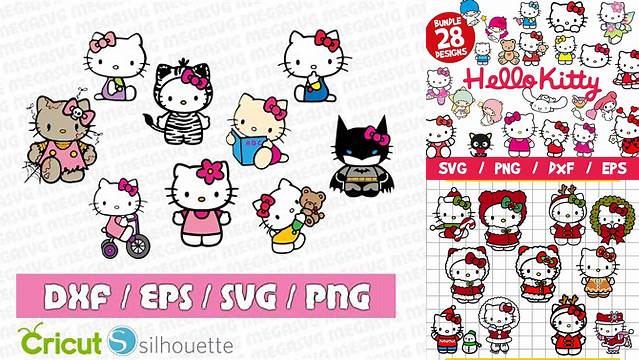 Hello Kitty and Friends SVG Cut Files - SVGBEees