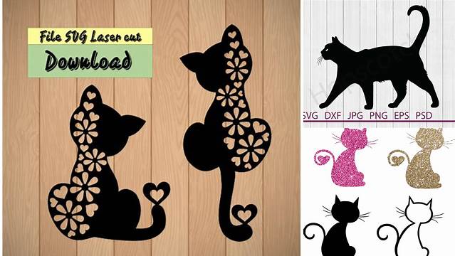 Cat SVG cutting filecat clipart cat cut files svg files